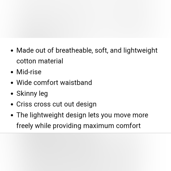 Capris w Criss-Cross Detail on Legs, Black, Women 1X by ACX Active - Picture 6 of 9